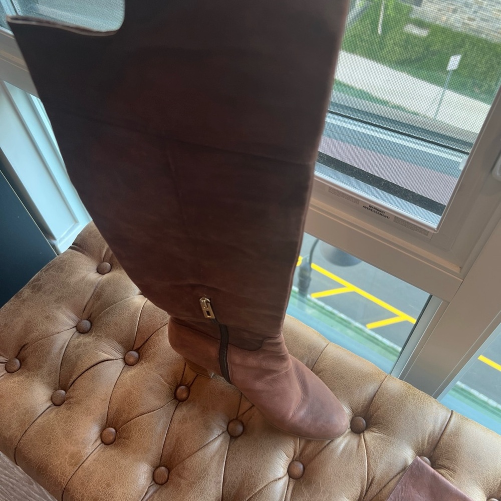 Schutz Brown Knee-High Boots